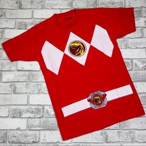 Mighty Morphin Power Rangers Red Ranger Suit T-Shirt